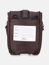 A.P.C. Treck Crossbody pouch brown - | Spazio Pritelli