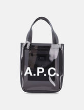 A.P.C. small Lou glossy PVC tote bag - | Spazio Pritelli