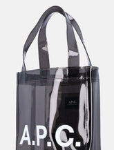 A.P.C. small Lou glossy PVC tote bag - | Spazio Pritelli