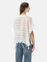 Marant Étoile top Payton in pizzo e cotone - | Spazio Pritelli