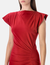 Abito Nadela in cotone drappeggiato di Marant Étoile - | Spazio Pritelli