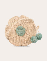 Bonpoint borsa da bambina a tracolla Jordanie in raffia - | Spazio Pritelli