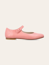 Bonpoint Ballerine Ella in pelle corallo - | Spazio Pritelli