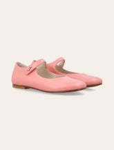 Bonpoint Ballerine Ella in pelle corallo - | Spazio Pritelli