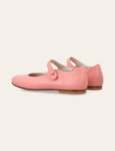 Bonpoint Ballerine Ella in pelle corallo - | Spazio Pritelli