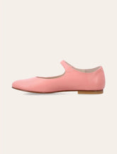 Bonpoint Ballerine Ella in pelle corallo - | Spazio Pritelli