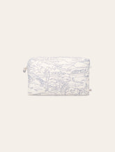 Pochette trapuntata blu in cotone liberty Bonpoint - | Spazio Pritelli