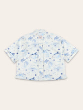 Camicia Bonpoint Erian in cotone bio stampata - | Spazio Pritelli