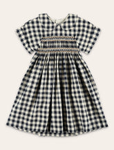 Abito da bambina Bonpoint Lelou con ricamo smock - | Spazio Pritelli