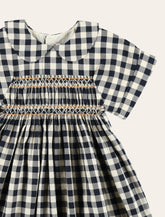 Abito da bambina Bonpoint Lelou con ricamo smock - | Spazio Pritelli