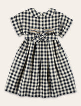 Abito da bambina Bonpoint Lelou con ricamo smock - | Spazio Pritelli