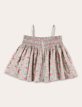 Bonpoint girl's Apolline Liberty smocked blouse - | Spazio Pritelli