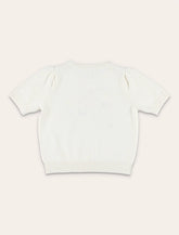 Maglia Bonpoint Elvira in cotone Bio e cashmere jacquard - | Spazio Pritelli
