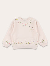 Felpa Dolores con ricami floreali da bambina di Bonpoint - | Spazio Pritelli