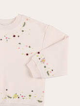 Felpa Dolores con ricami floreali da bambina di Bonpoint - | Spazio Pritelli