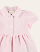 Abito baby Gucci in cotone piqué GG - | Spazio Pritelli