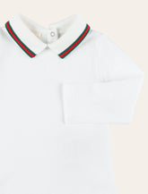 Body a manica lunga con dettaglio Web da neonato di Gucci - | Spazio Pritelli