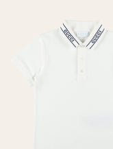 Polo slim fit con logo da bambino di Gucci - | Spazio Pritelli