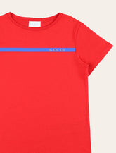 T-shirt in cotone con logo da bambino di Gucci - | Spazio Pritelli