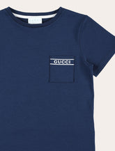 Gucci kid's cotton pocket T-shirt - | Spazio Pritelli