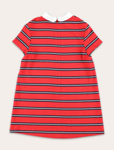 Abito da bambina a righe con colletto Gucci - | Spazio Pritelli