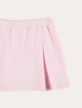 Gucci GG piqué pleated mini skirt for girls - | Spazio Pritelli