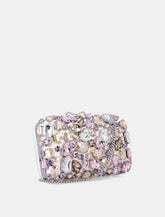 Self-Portrait multi crystal embellished clutch - | Spazio Pritelli