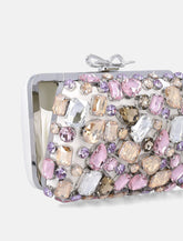 Self-Portrait multi crystal embellished clutch - | Spazio Pritelli