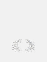 Self-Portrait Crystal Cuff earrings - | Spazio Pritelli