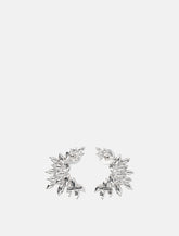Self-Portrait Crystal Cuff earrings - | Spazio Pritelli