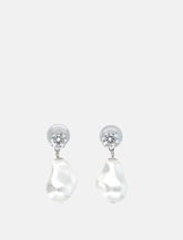 Self-Portrait Mottled Pearl earrings - | Spazio Pritelli