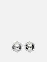 Self-Portrait Crystal Flower earrings - | Spazio Pritelli