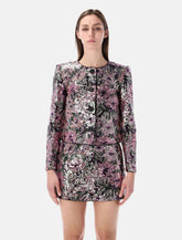 Self-Portrait floral sequin jacket - | Spazio Pritelli