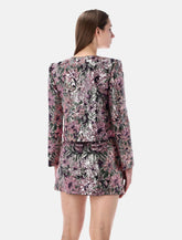Self-Portrait floral sequin jacket - | Spazio Pritelli