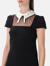 Self-Portrait bow collar mini dress - | Spazio Pritelli