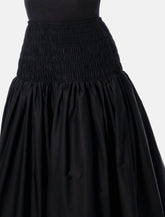 Self-Portrait cotton midi skirt - | Spazio Pritelli