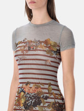 Jean Paul Gaultier marinière mesh mini dress - | Spazio Pritelli