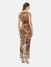 Abito lungo Butterfly Re-Edition di Jean Paul Gaultier - | Spazio Pritelli