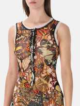 Abito lungo Butterfly Re-Edition di Jean Paul Gaultier - | Spazio Pritelli