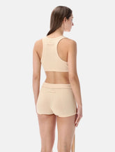 Jean Paul Gaultier ribbed Patch bra - | Spazio Pritelli