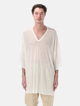 V Tommy T in cotone di Rick Owens - | Spazio Pritelli