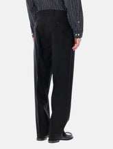 Mfpen Service tropical wool wide trousers - | Spazio Pritelli