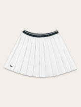 Gonna Oxford plissettata da bambina Lacoste - | Spazio Pritelli