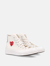 Comme des Garçons Play x Converse high-top sneakers with heart - | Spazio Pritelli