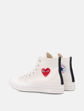 Sneakers alte Comme des Garçons Play x Converse con cuore - | Spazio Pritelli