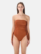 Zimmermann Daylight braided gathered one-piece - | Spazio Pritelli
