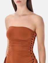Zimmermann Daylight braided gathered one-piece - | Spazio Pritelli