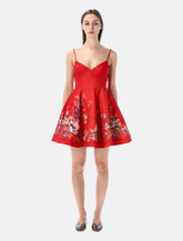 Zimmermann Patience red floral mini dress - | Spazio Pritelli
