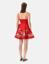 Zimmermann Patience red floral mini dress - | Spazio Pritelli