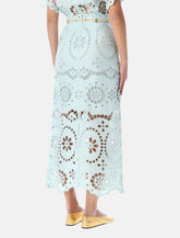 Gonna midi Awaken in sangallo azzurro di Zimmermann - | Spazio Pritelli